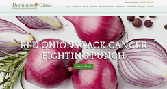 Desktop Screenshot of dominioncitrus.com